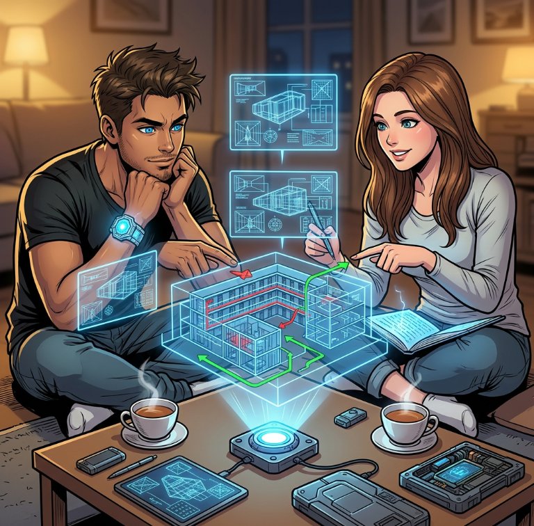 Xay et Julia élaborent le plan pour sauver Juliana en 2060